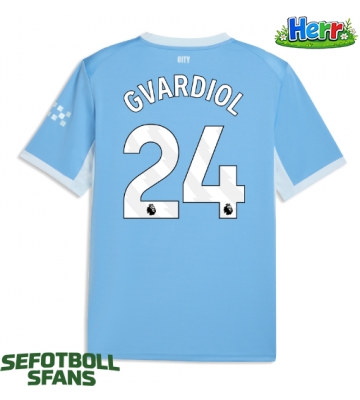Manchester City Josko Gvardiol #24 Hemmatröja 2026-27 Kortärmad